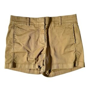 J.Crew Khaki Chino Shorts Tan 3.5” Inseam Size 2